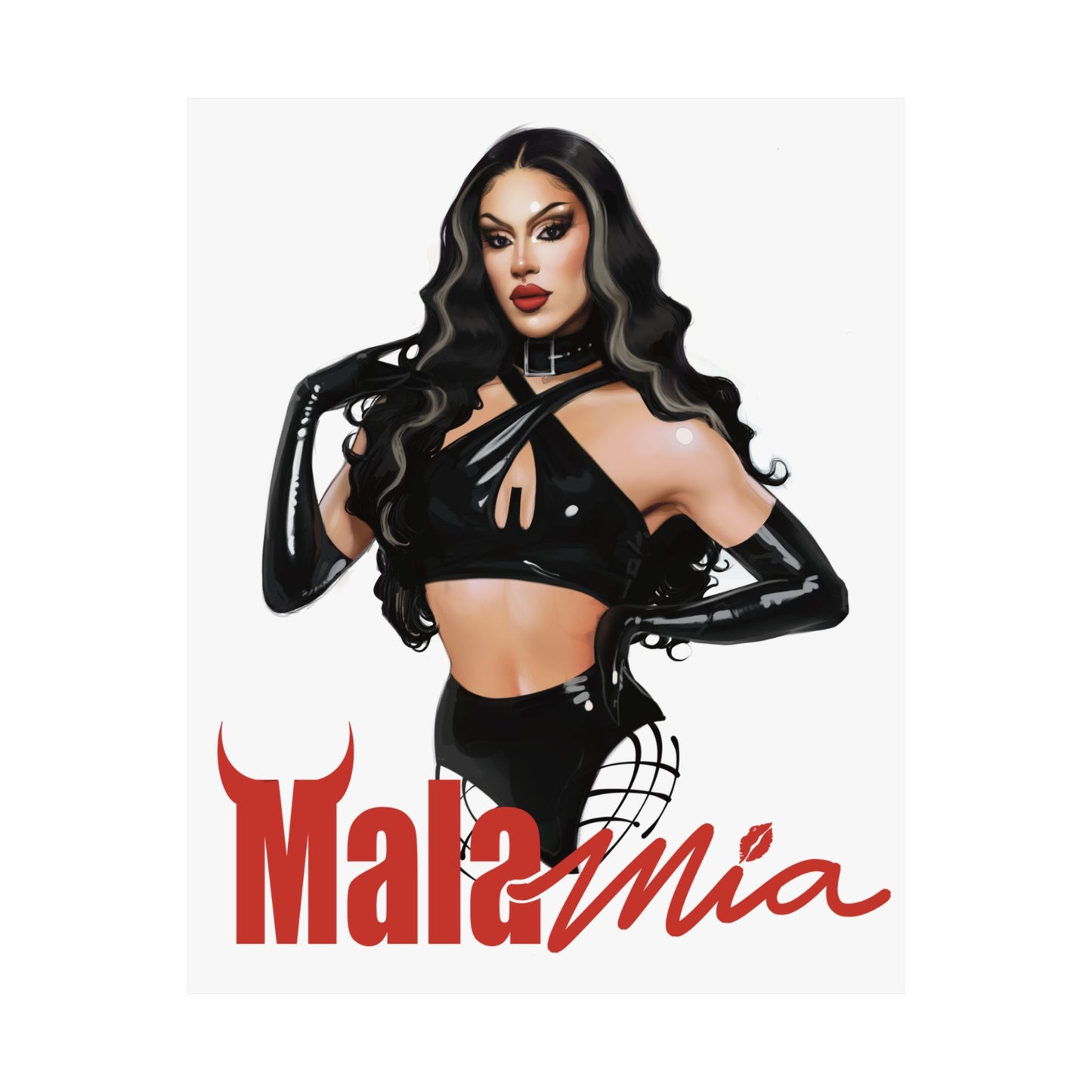 Mala Mía Matte Poster
