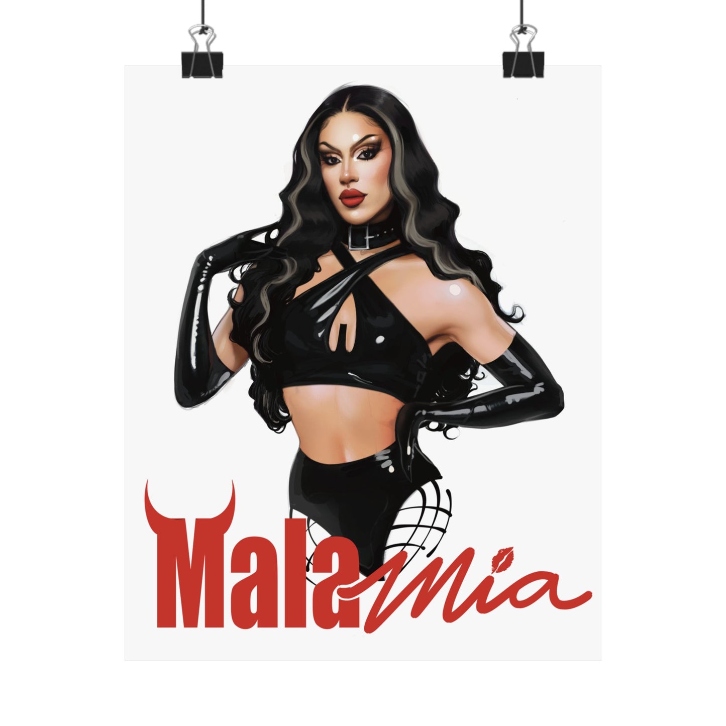 Mala Mía Matte Poster