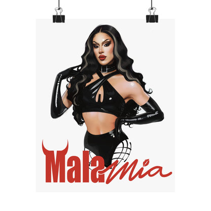 Mala Mía Matte Poster