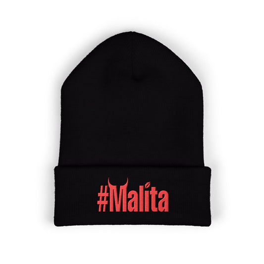 #Malita Embroidered Beanie