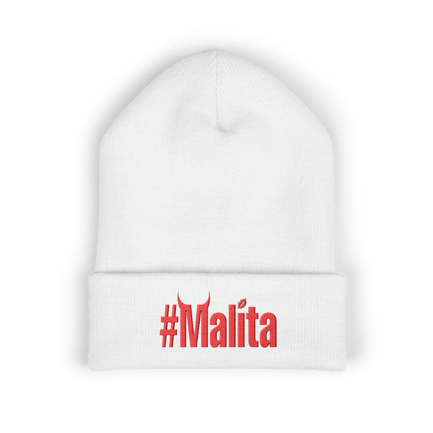 #Malita Embroidered Beanie