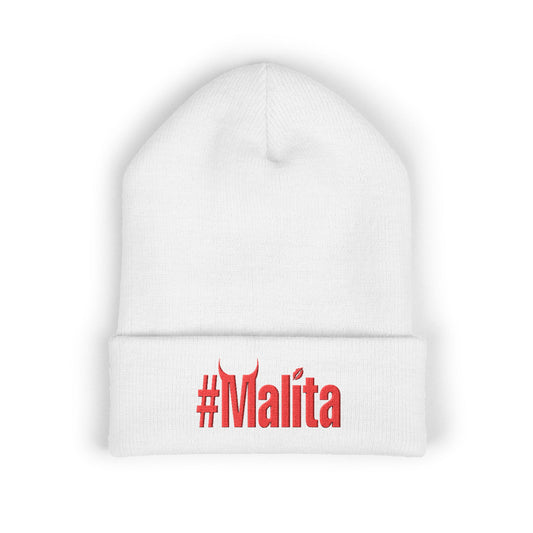 #Malita Embroidered Beanie